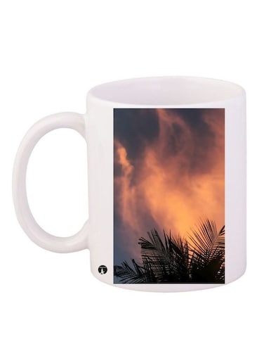 Sky Printed Coffee Mug White 350ml