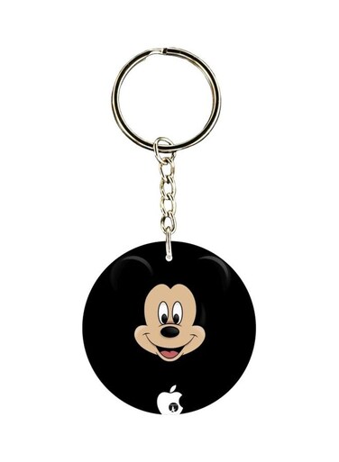 Mickey Mouse Printed Double Sided Keychain