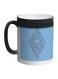 Bones And Skull Printed Colour Changing Coffee Mug Black 11ounce