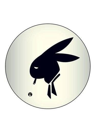 Rabbit Printed Fridge Magnet Multicolour