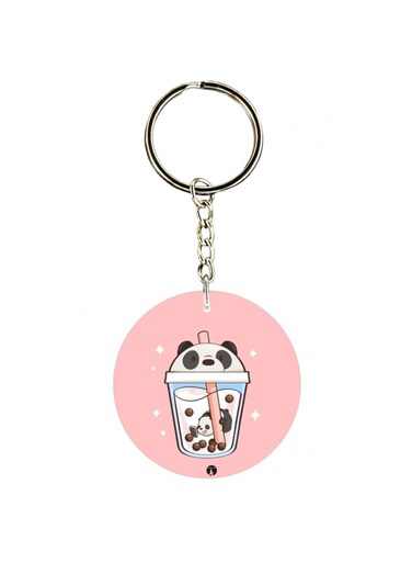 Panda Printed Keychain