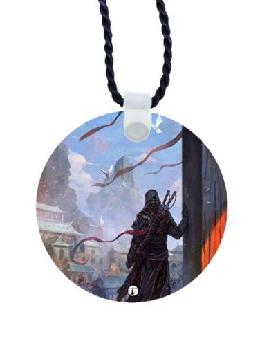 Assassin's Creed Printed Car Mirror Pendant