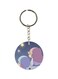 Cartoon Printed Double Sided Keychain