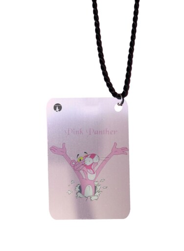 Pink Panther Printed Car Mirror Pendant