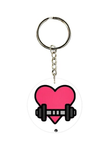 Cartoon Themed Single Sided Keychain