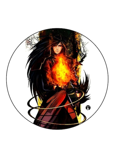 The Anime Naruto Printed Fridge Magnet Multicolour