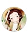 Girl Printed Fridge Magnet Multicolour