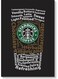 Starbucks Lovers Themed Wall Painting Black/White/Green 40x60cm