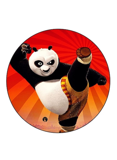 Kung Fu Panda Printed Fridge Magnet Multicolour
