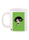 Power Puff Girl Printed Coffee Mug White/Green/Black