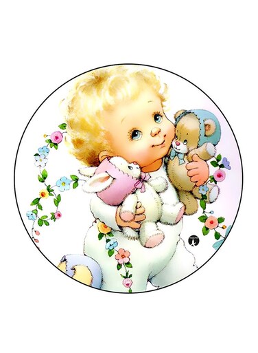 Baby Printed Fridge Magnet Multicolour