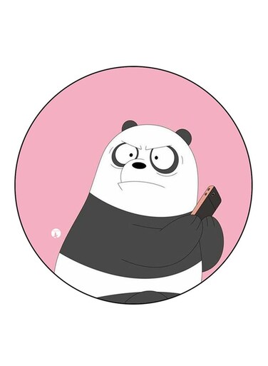 We Bare Bears Printed Fridge Magnet Multicolour