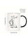 Funny Arabic Coffee Mug - 11oz Premium Ceramic Cup with Black Handles