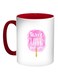 Sweet Love For You Printed Coffee Mug Red/White/Pink 11ounce