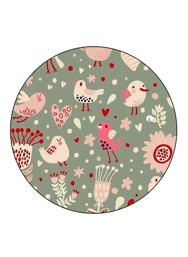 Birds Printed Fridge Magnet Multicolour