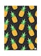 Pineapples Metal Plate Poster Multicolour 15x20centimeter