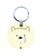 We Bare Bear Printed Wooden Keychain