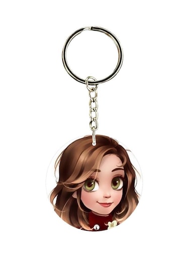 Printed Single Sided Keychain