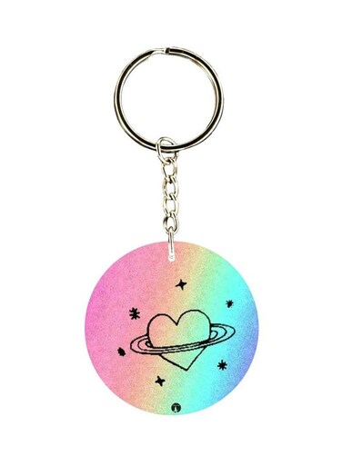 Single Side Printed Keychain