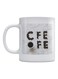 Coffee Lovers Printed Mug White/Brown