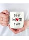 Best Mom Ever" 11oz Ceramic Coffee Mug - Perfect Gift for Mother's Day, Birthdays &amp; Holidays - Insulated, Reusable, Dishwasher Safe whitee