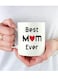 Best Mom Ever" 11oz Ceramic Coffee Mug - Perfect Gift for Mother's Day, Birthdays &amp; Holidays - Insulated, Reusable, Dishwasher Safe whitee