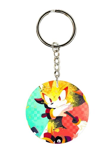 Sonic Printed Keychain