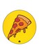 Pizza Printed Fridge Magnet Yellow/Orange/Red