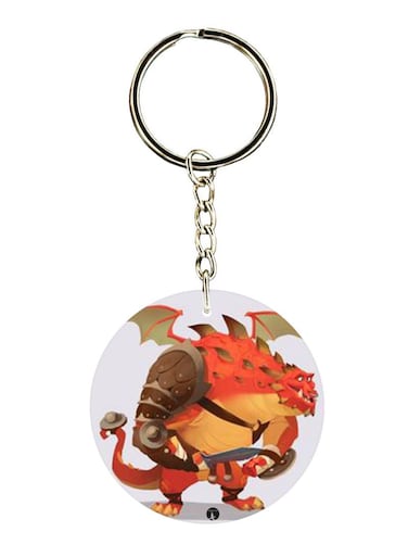 Double Sided Spyro Printed Keychain