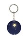 Star Printed Double Sided Keychain