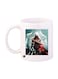 Assassin's Creed Video Game Printed Mug White/Blue/Red Standard Size