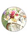 Flowers Printed Fridge Magnet Multicolour