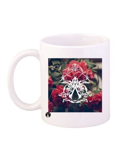 Assassin's Creed Video Game Printed Mug White/Red/Green