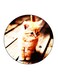 Small Kitten Printed Fridge Magnet Multicolour 5.5 x 5.5cm