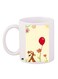 Cartoon Character Printed Coffee Mug White/Beige/Red
