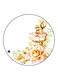 Flowers Printed Fridge Magnet Multicolour