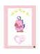 Metal Plate Of The Anime Digimon Poster Pink/White/Yellow