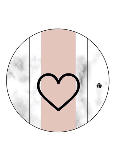 Heart Printed Fridge Magnet Multicolour