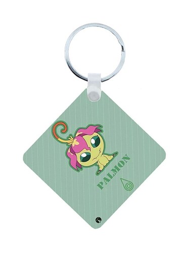 Digimon Anime Wooden Keychain