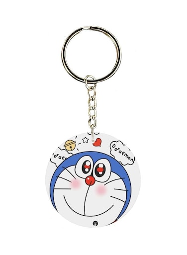 Double Sided Doraemon Printed Keychain
