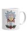 Rick And Morty Printed Mug Beige/Blue/Red Standard