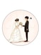 Boy And Girl Printed Fridge Magnet Multicolour