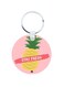 Pineapple Wooden Keychain