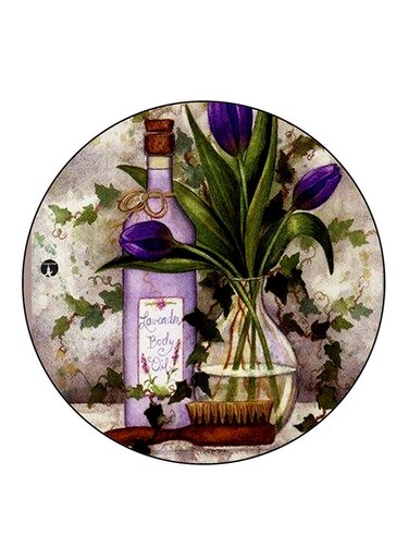 Vintage Art Printed Fridge Magnet Multicolour