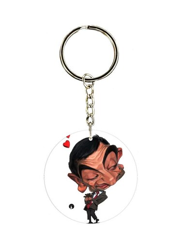 Mr Bean Printed Keychain