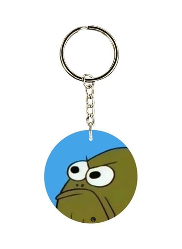 Cartoon Printed Keychain