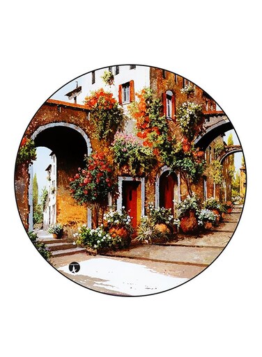 Vintage Art Printed Fridge Magnet Multicolour