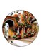 Vintage Art Printed Fridge Magnet Multicolour
