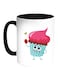 Food - Cupcake Printed Coffee Mug White/Black 11ounce