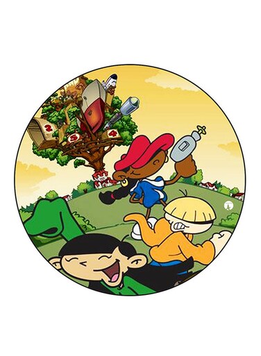 Kids Next Door Printed Fridge Magnet Multicolour